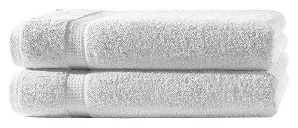 

2 шт Набор полотенец One-Home Frottee 50x100 cm, 50x2x100 см, белый