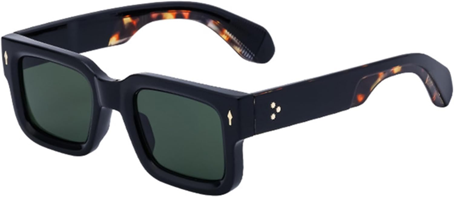 

Солнцезащитные очки bullabulling в толстой квадратной оправе для женщин и мужчин, массивные прямоугольные солнцезащитные очки черного цвета с защитой от УФ-излучения UV400, C5