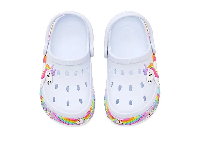 Клоги Skechers Kids Summer Scene-Rainbow Wish, белый — фото 3