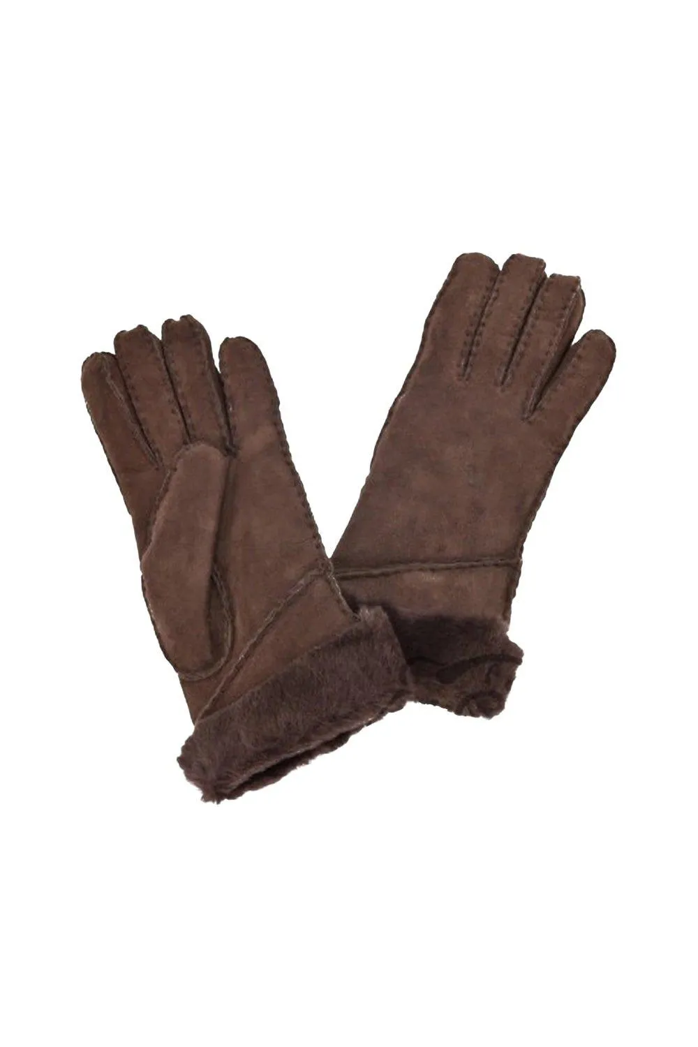 

Перчатки из овчины с длинными манжетами Eastern Counties Leather, коричневый
