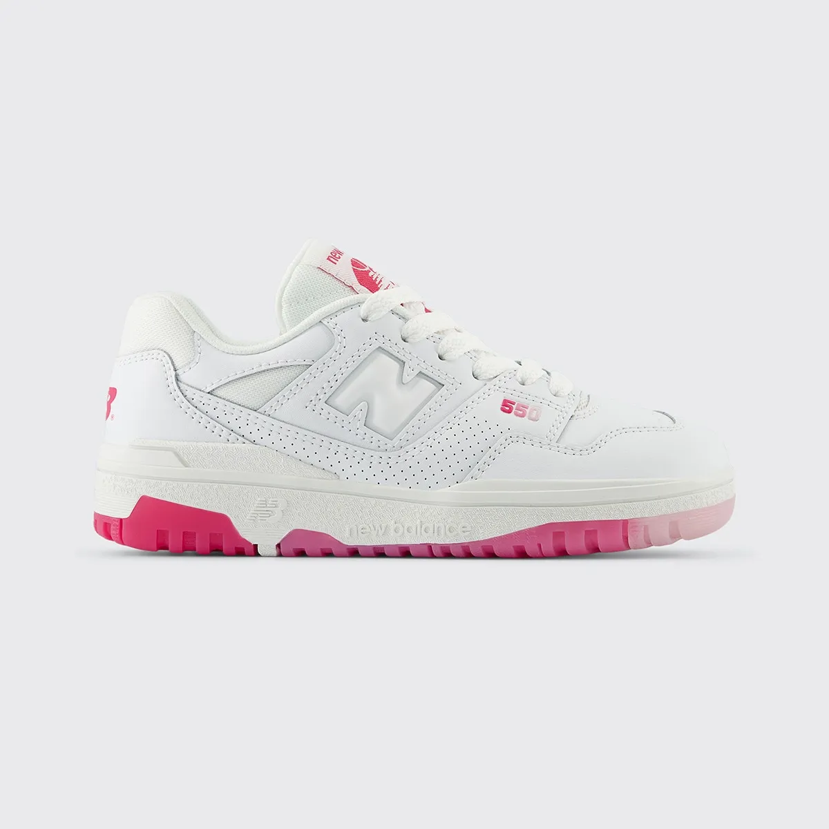 

Детская повседневная обувь 550 New Balance, белый/розовый