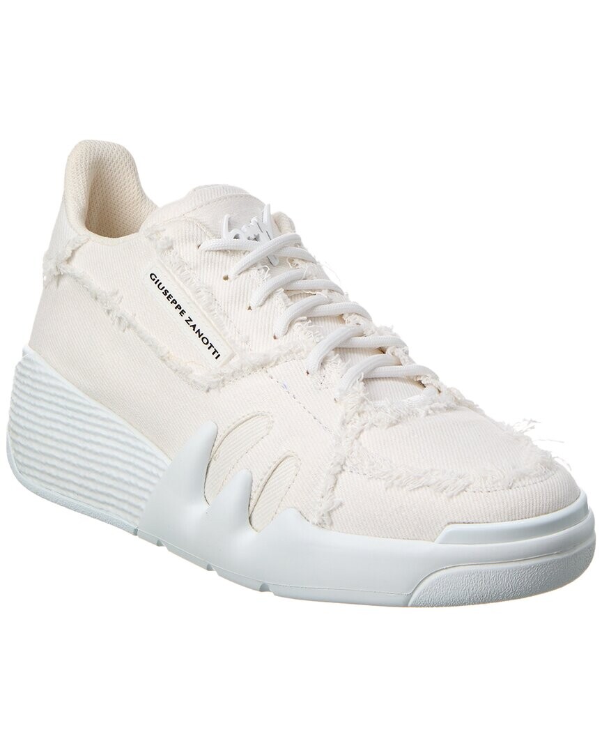

Кроссовки Giuseppe Zanotti Talon из парусины, белый