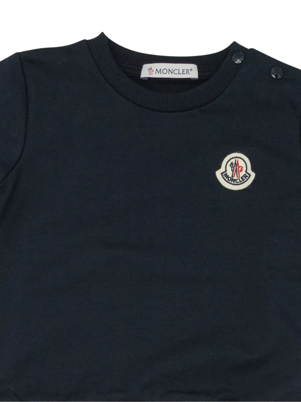 Спортивный костюм с нашивками Moncler Enfant, синий — фото 3
