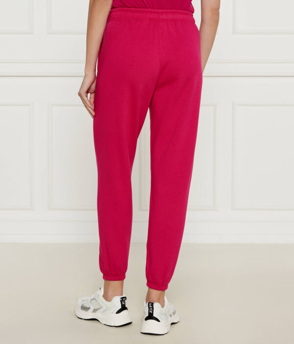 Спортивные брюки женские Polo Ralph Lauren хлопковые на кулиске, розовый — фото 3