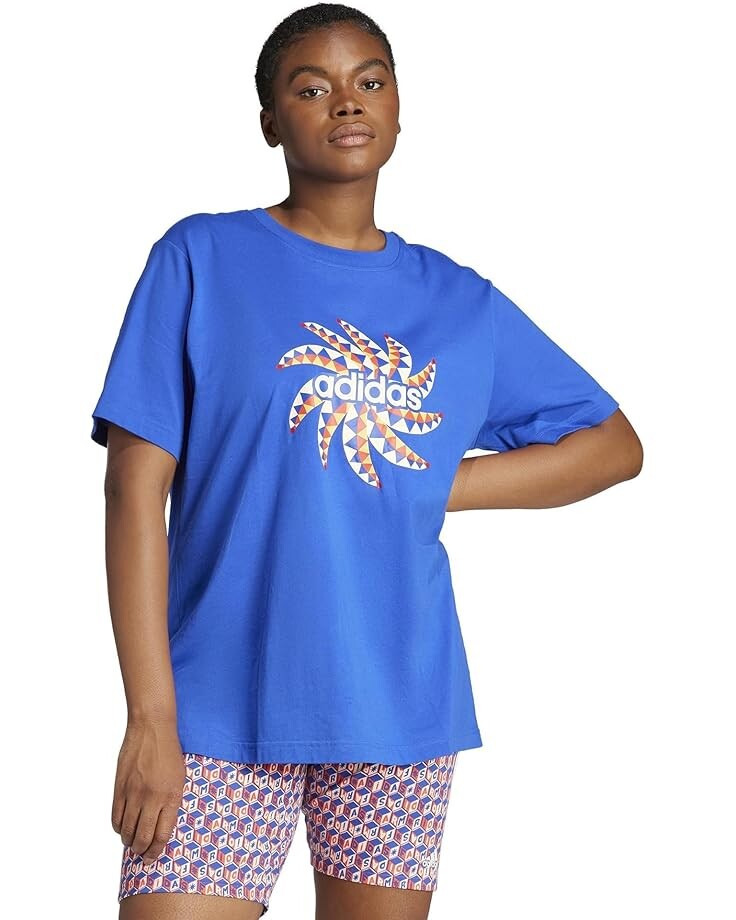 

Футболка adidas Farm Graphic, синий