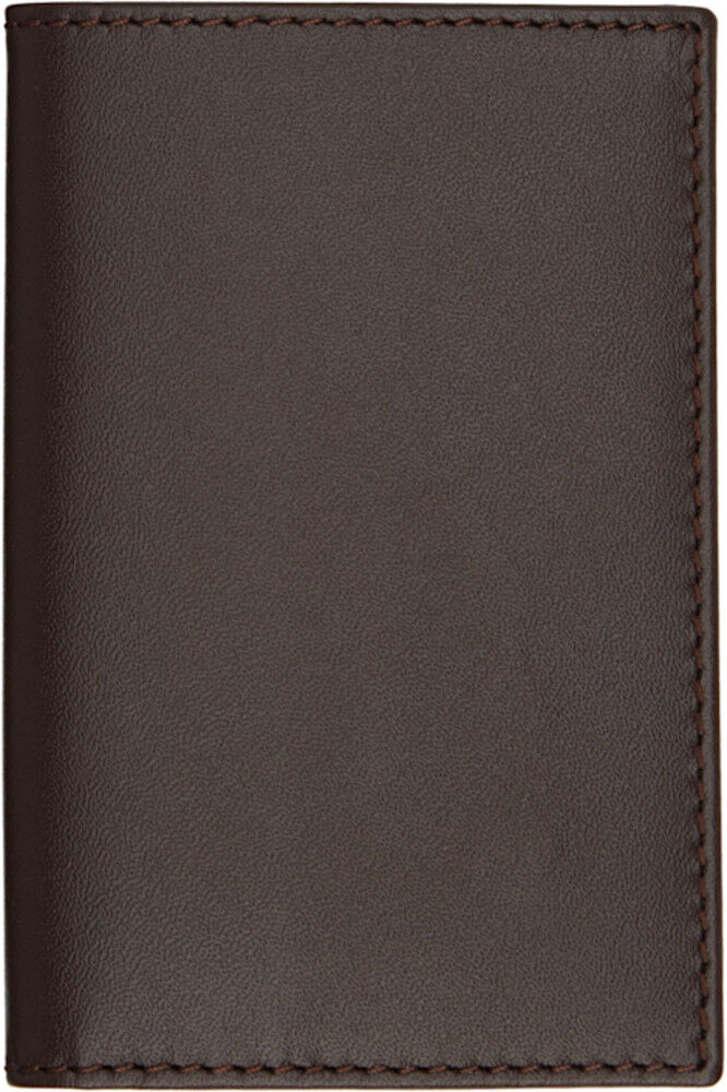 

Коричневый классический держатель для групповых карт COMME des GARÇONS WALLETS