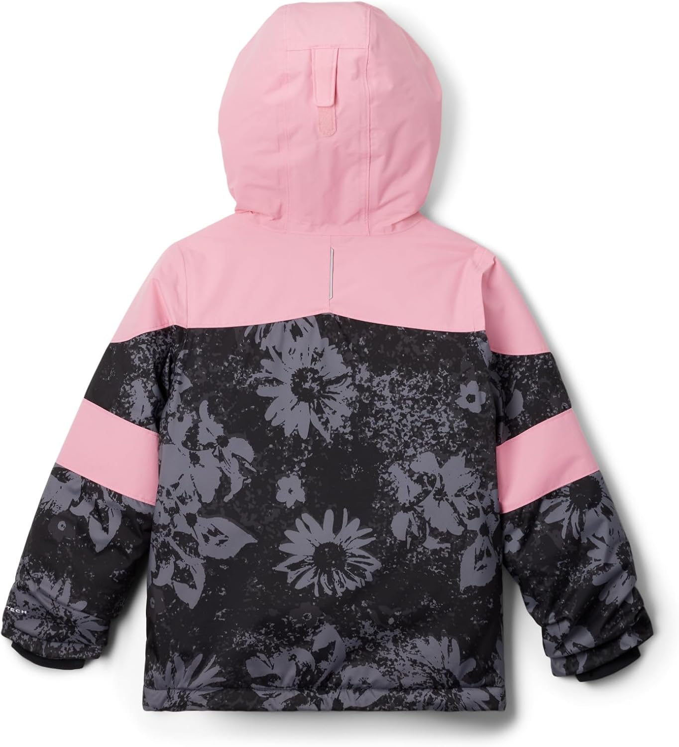 Куртка Columbia Youth Girls Mighty Mogul II, Black Whimsy/Pink Orchid — фото 2
