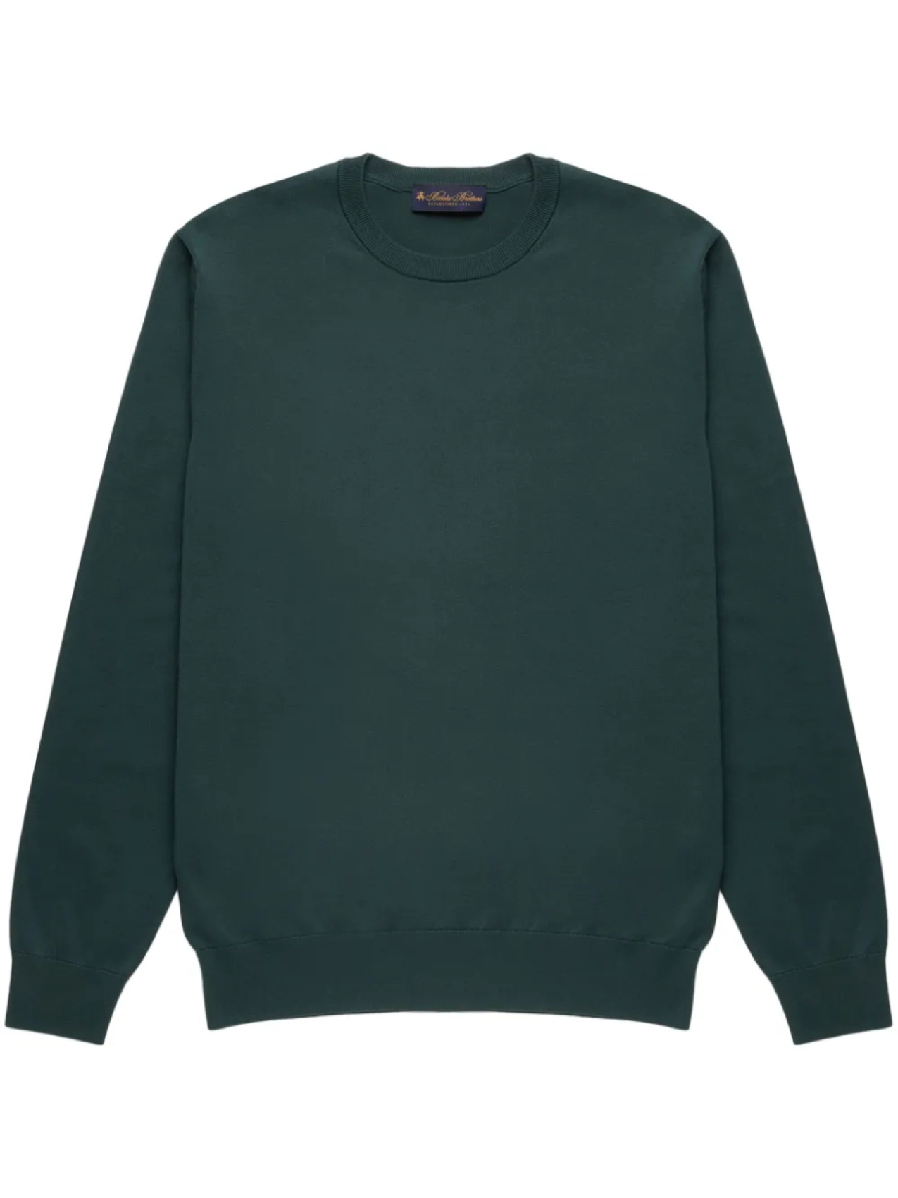

Джемпер с круглым вырезом Brooks Brothers, зеленый