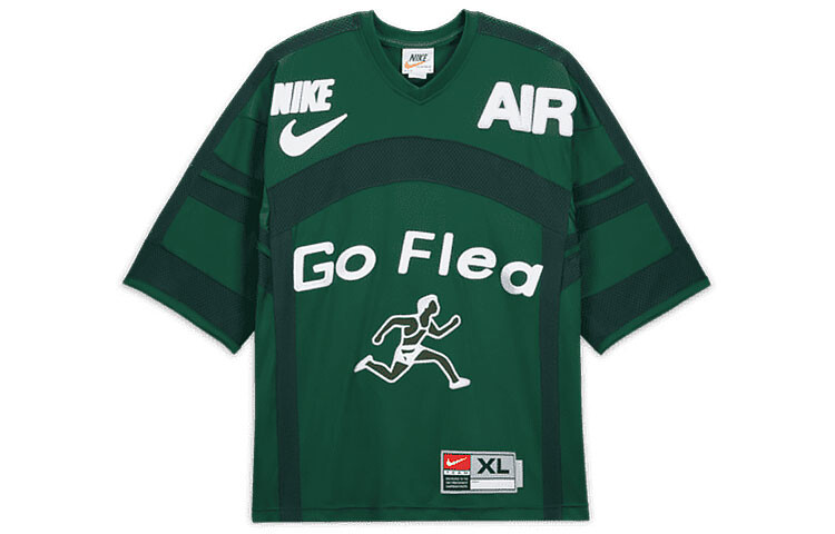 

X Кактус Растение Блошиный рынок S/S Джерси Азиатский размер Nike, зеленый