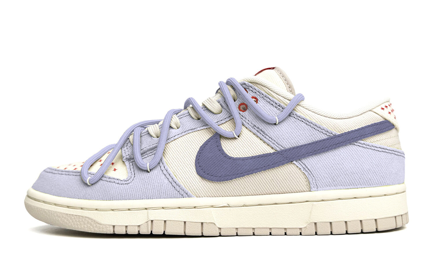 

Кроссовки Nike Dunk Skateboard Shoes Men Low-Top White Purple