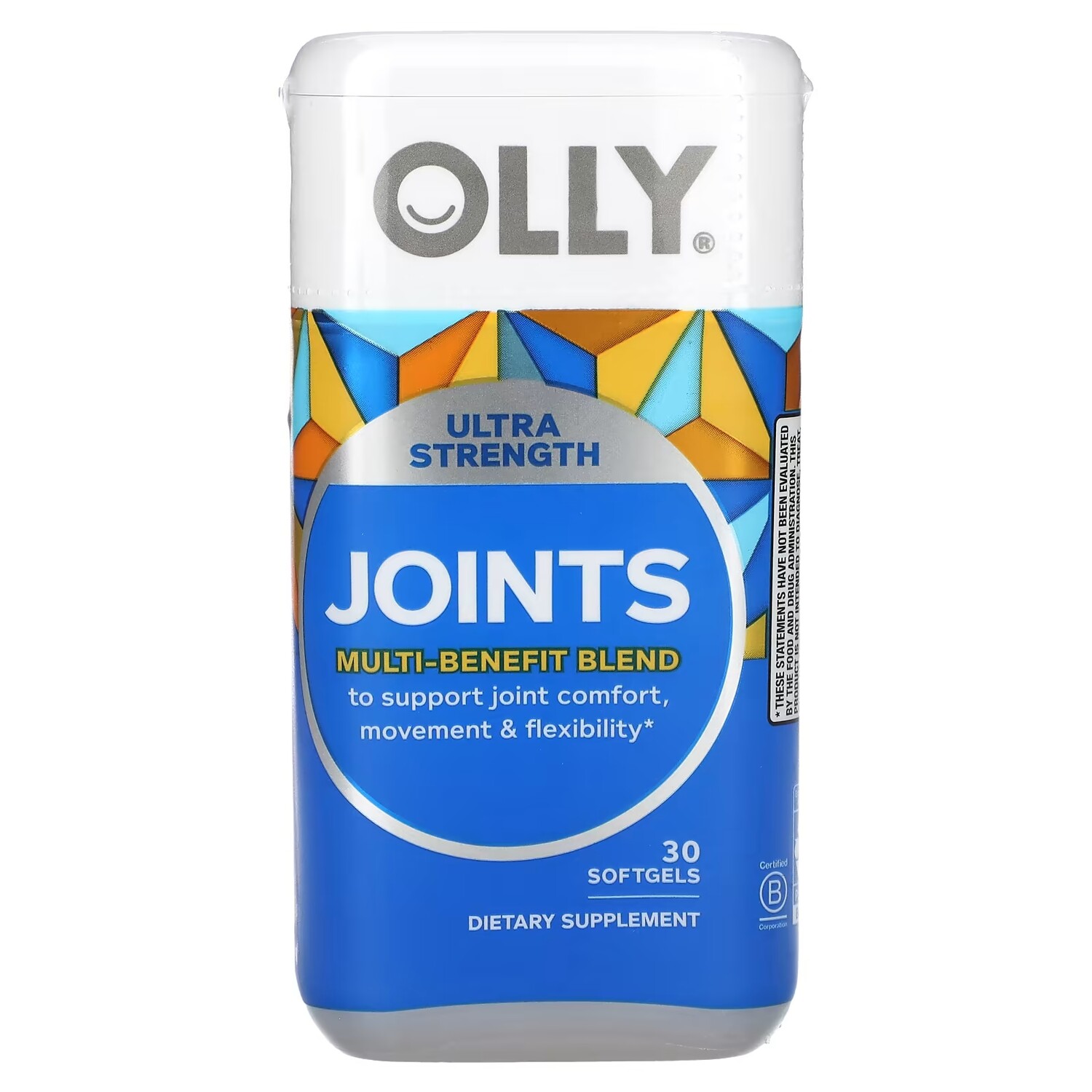

Добавка Olly Joints Ultra Strength, 30 мягких таблеток