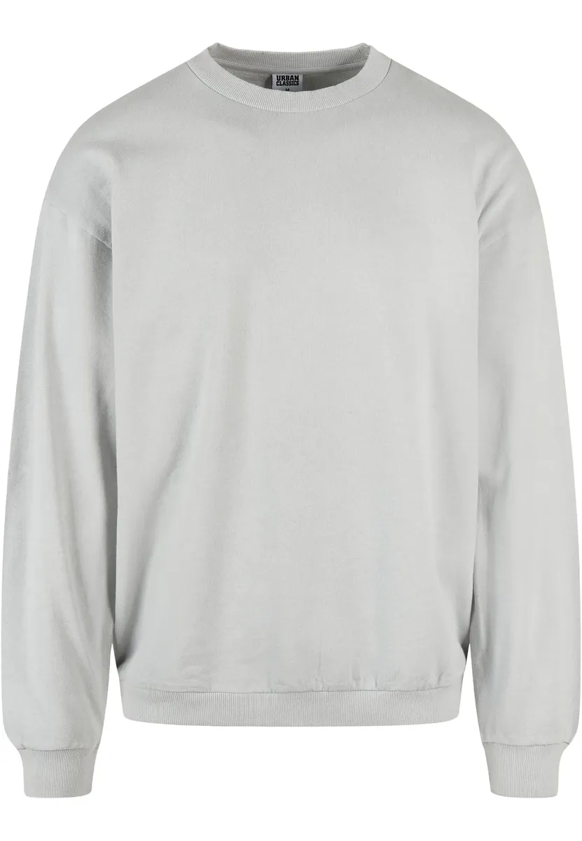 

Свитер с круглым вырезом URBAN CLASSICS " Urban Classics Men's Pigment Dyed Crew Neck", цвет Lightasphalt