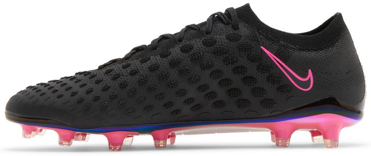 Кроссовки Nike Phantom Ultra Venom FG 'Black Pink Blast', черный — фото 3