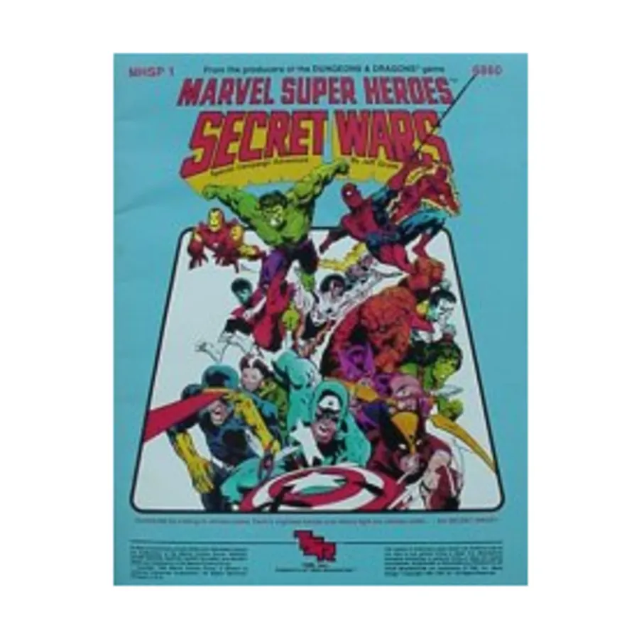

Модуль Secret Wars I, Marvel Super Heroes (TSR)