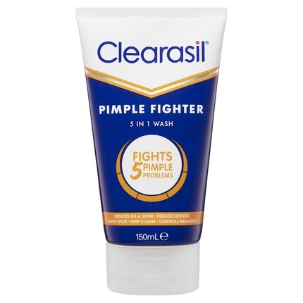 Гель для умывания Clearasil — 5 в 1 для кожи, склонной к акне, 125 мл
