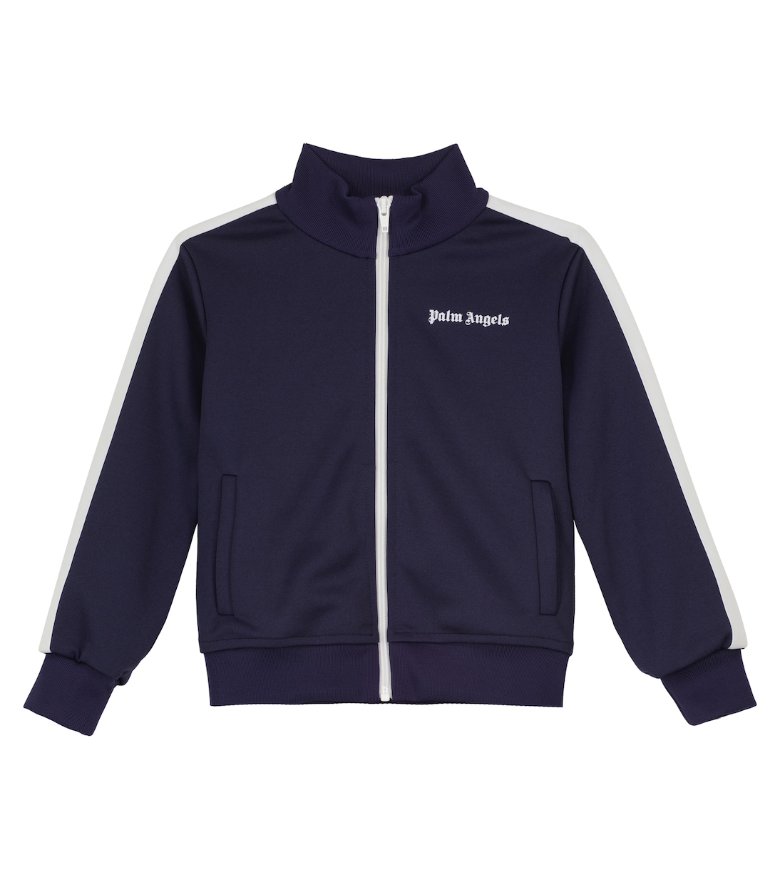 

Толстовка с логотипом на молнии Palm Angels Kids, Navy Blue