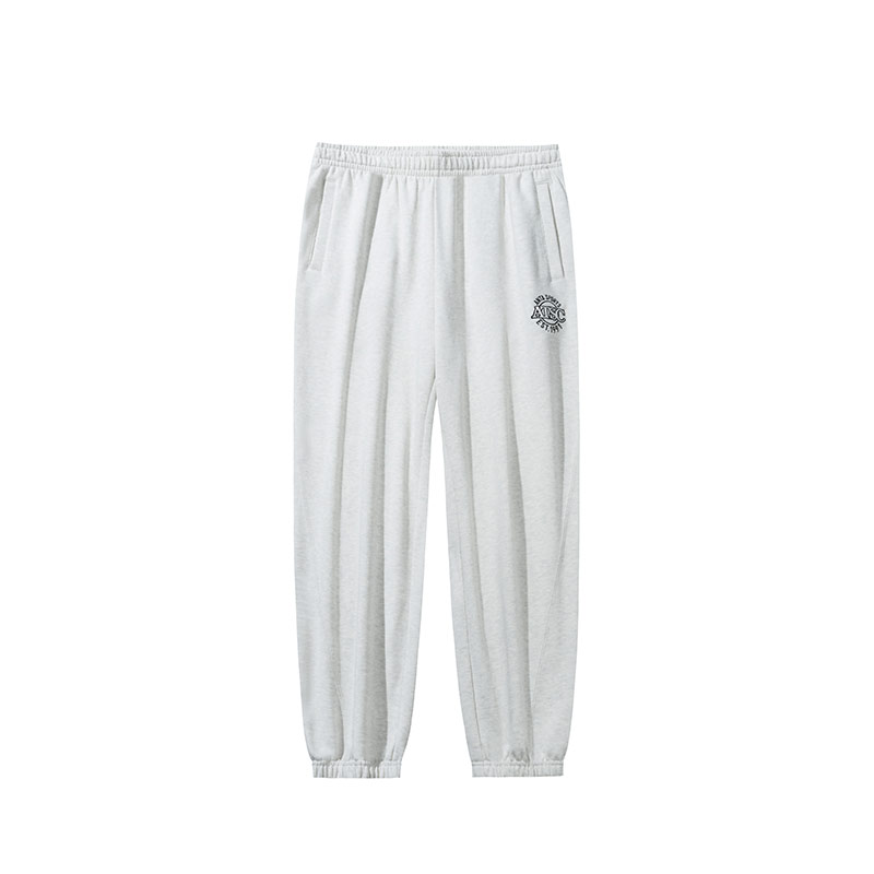 

Трикотажные спортивные штаны Anta Life Collection, мужские, светло-серые, Light Heather Gray