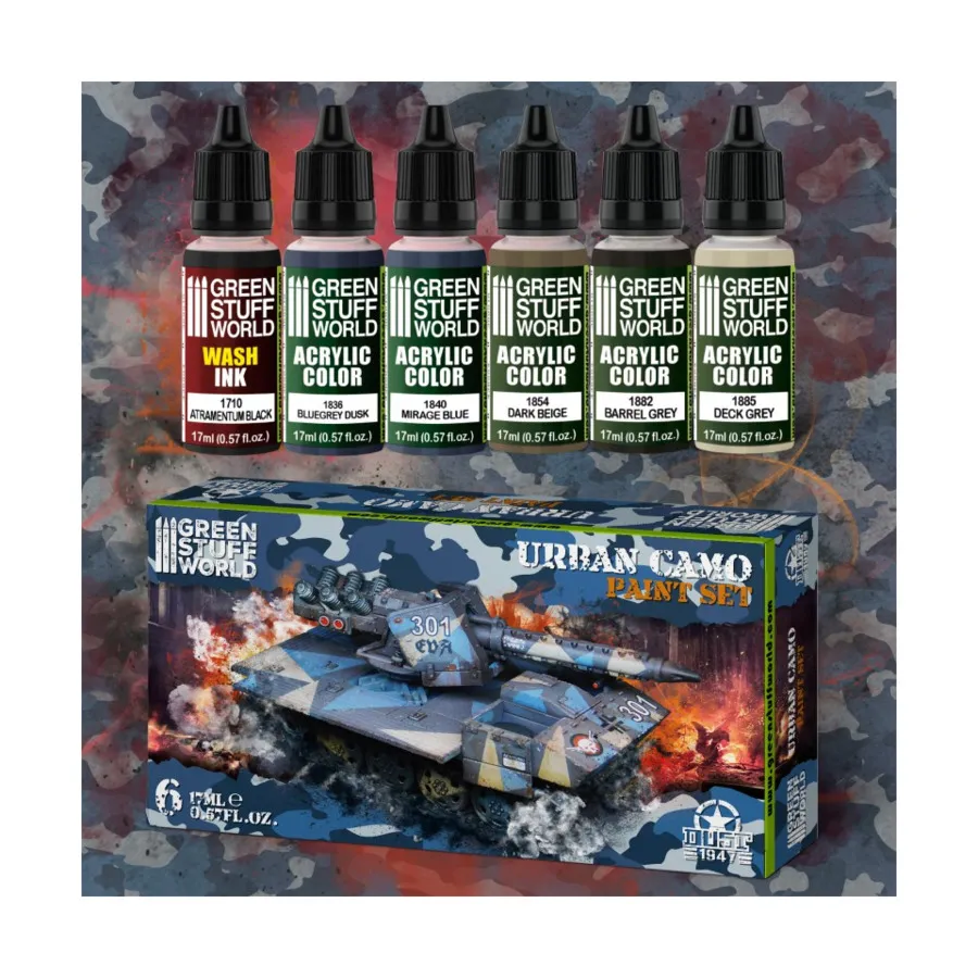 

Dust 1947 — набор городских камуфляжных красок, Paint - Paint & Ink Sets