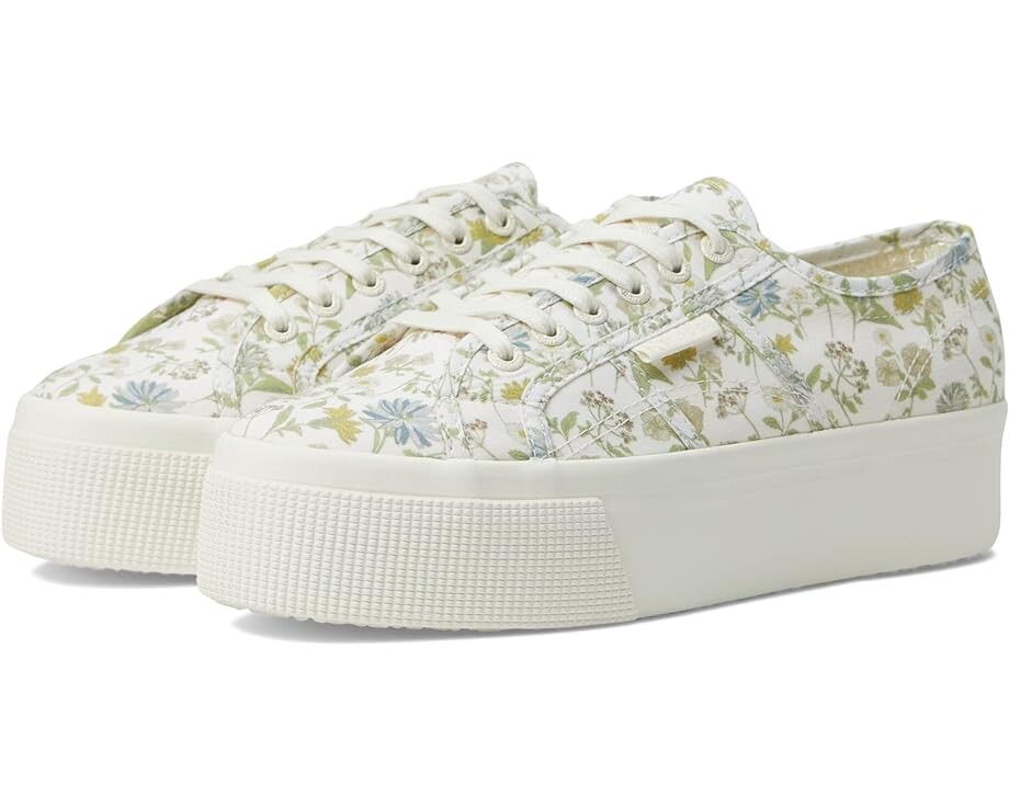 

Кроссовки Superga 2790 Floral Print, цвет White Avorio/Floral Print