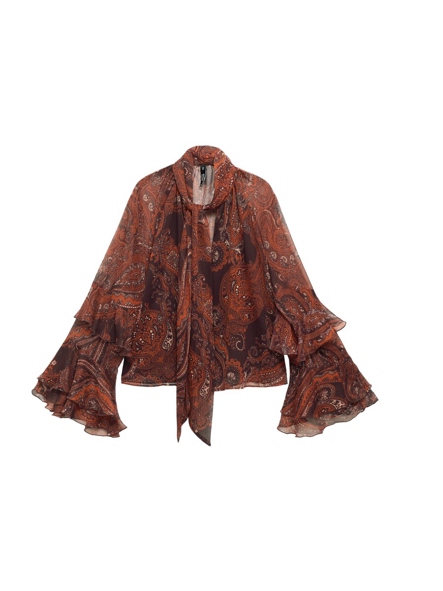 

Блуза MANGO, Rusty red