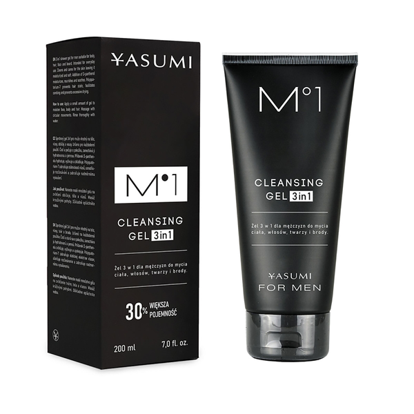 

Многофункциональный очищающий гель для мужчин, 200 мл Yasumi M1