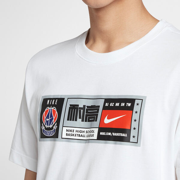 Футболка баскетбольная dri fit Nike, белый — фото 3