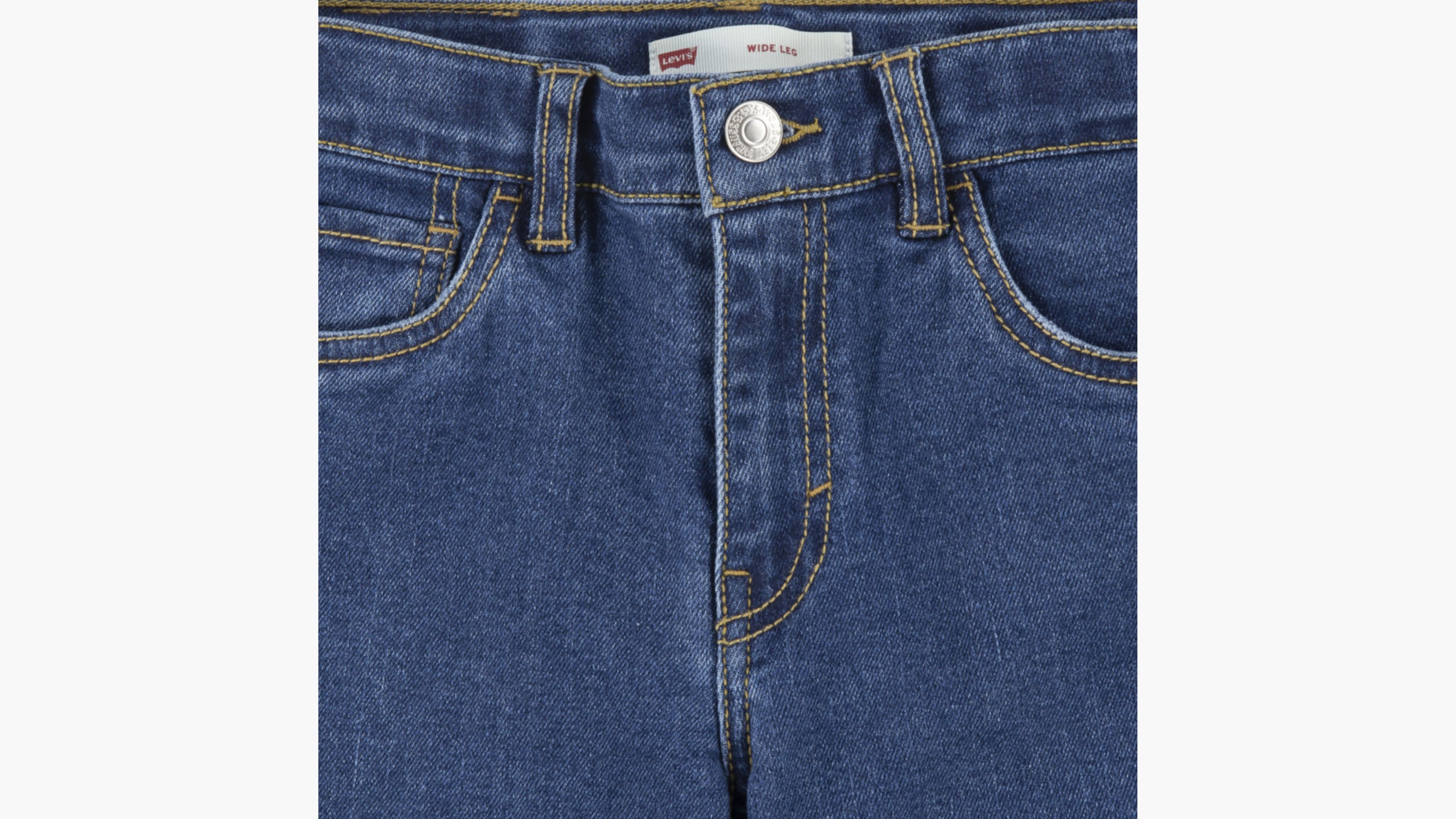 

Широкие джинсы для девочек 7-16 лет Levi's, цвет Richards - Dark Wash