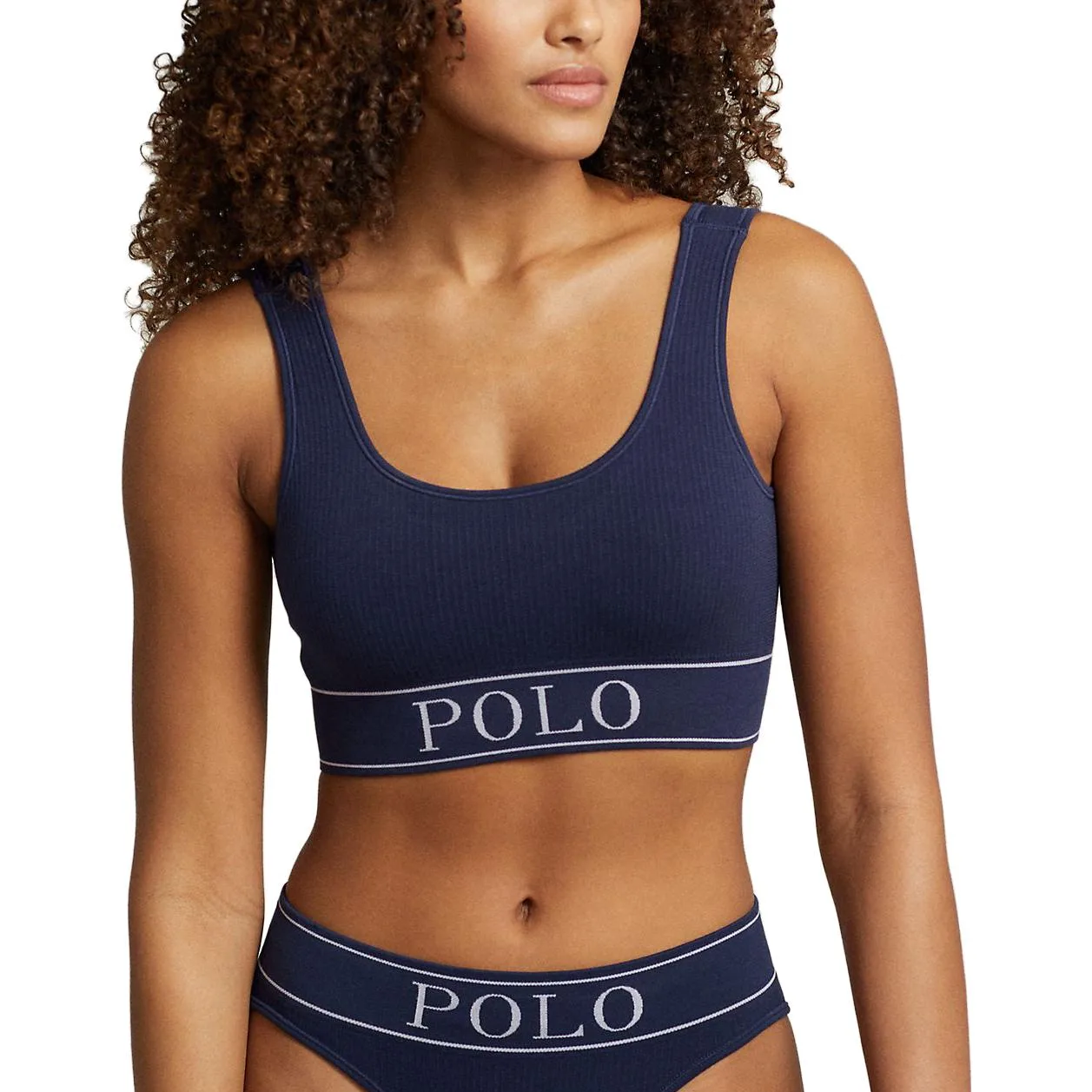 Polo Ralph Lauren Топ-майка SS23 женская морская синяя — фото 3
