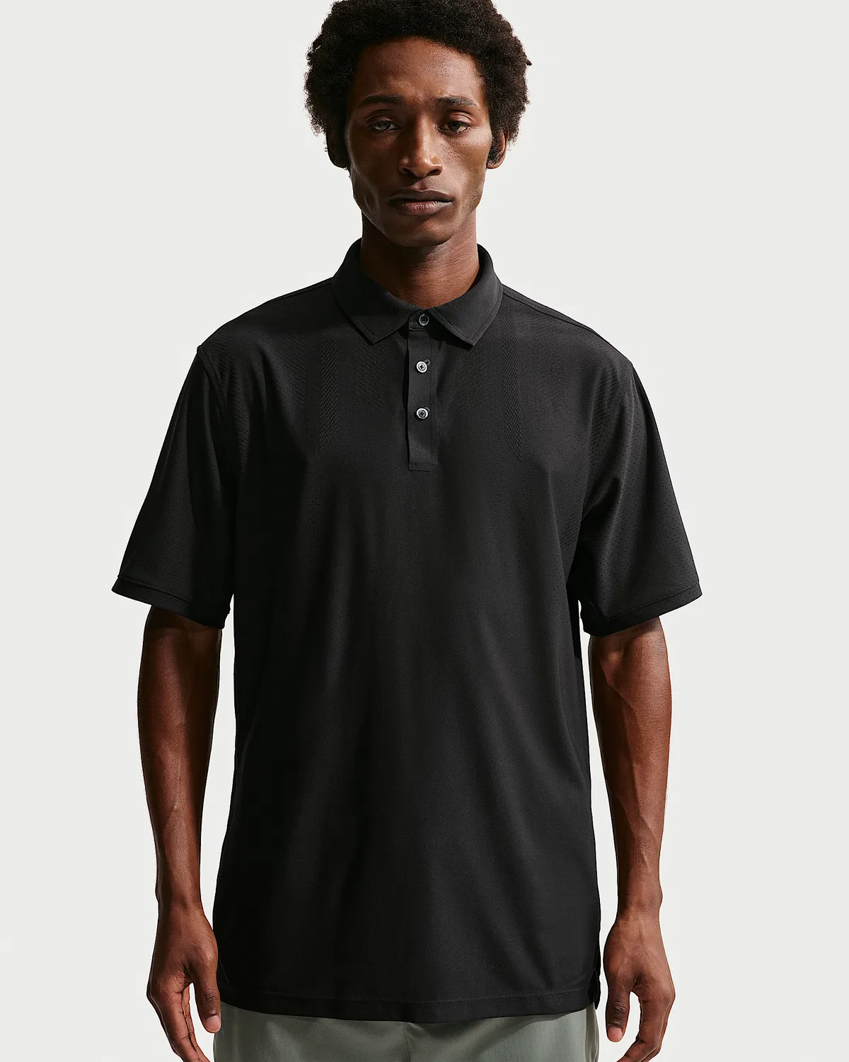 Мужское поло Nike Tailored Performance Dri-FIT Golf, Black/Black