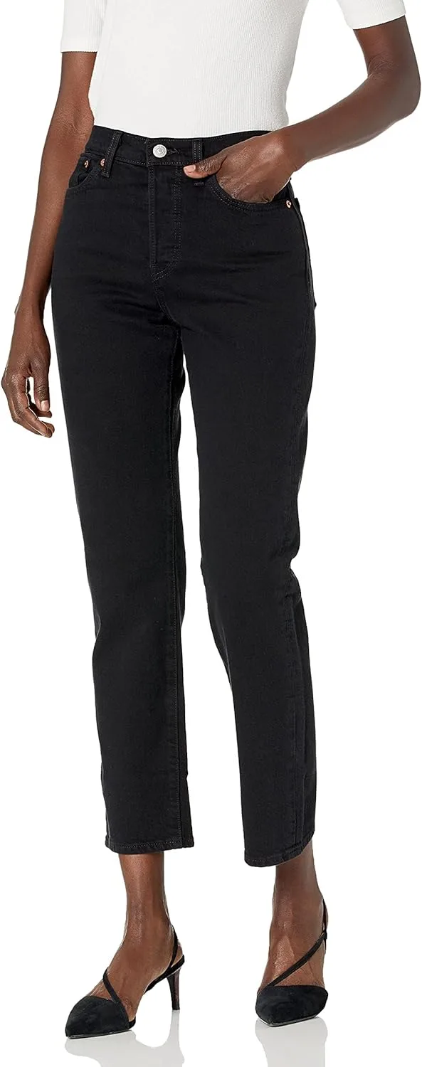 Levi's Women's Wedgie Icon Fit джинсы, черный