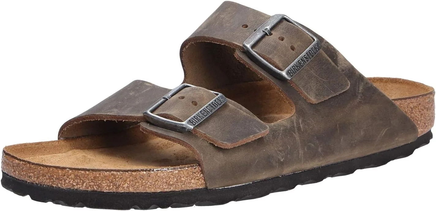 Шлепанцы Birkenstock 51061 Adult Arizona, унисекс, сабо и туфли-лодочки Birko-Flor (обычные), зеленый