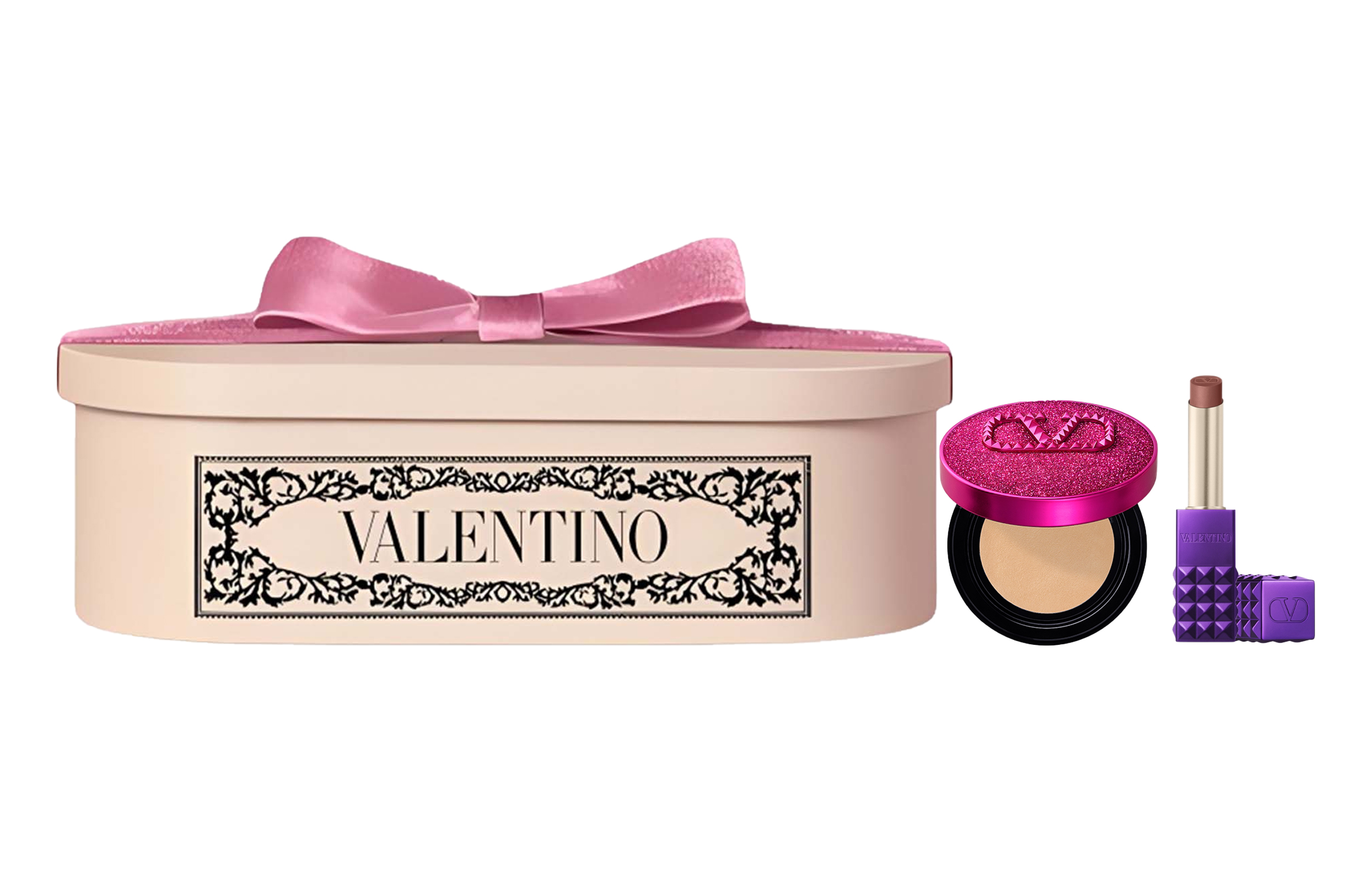 

Valentino Ограниченная серия Air Cushion помада красная коробка наборы макияжа стойкий тон лица 12g+2.3g