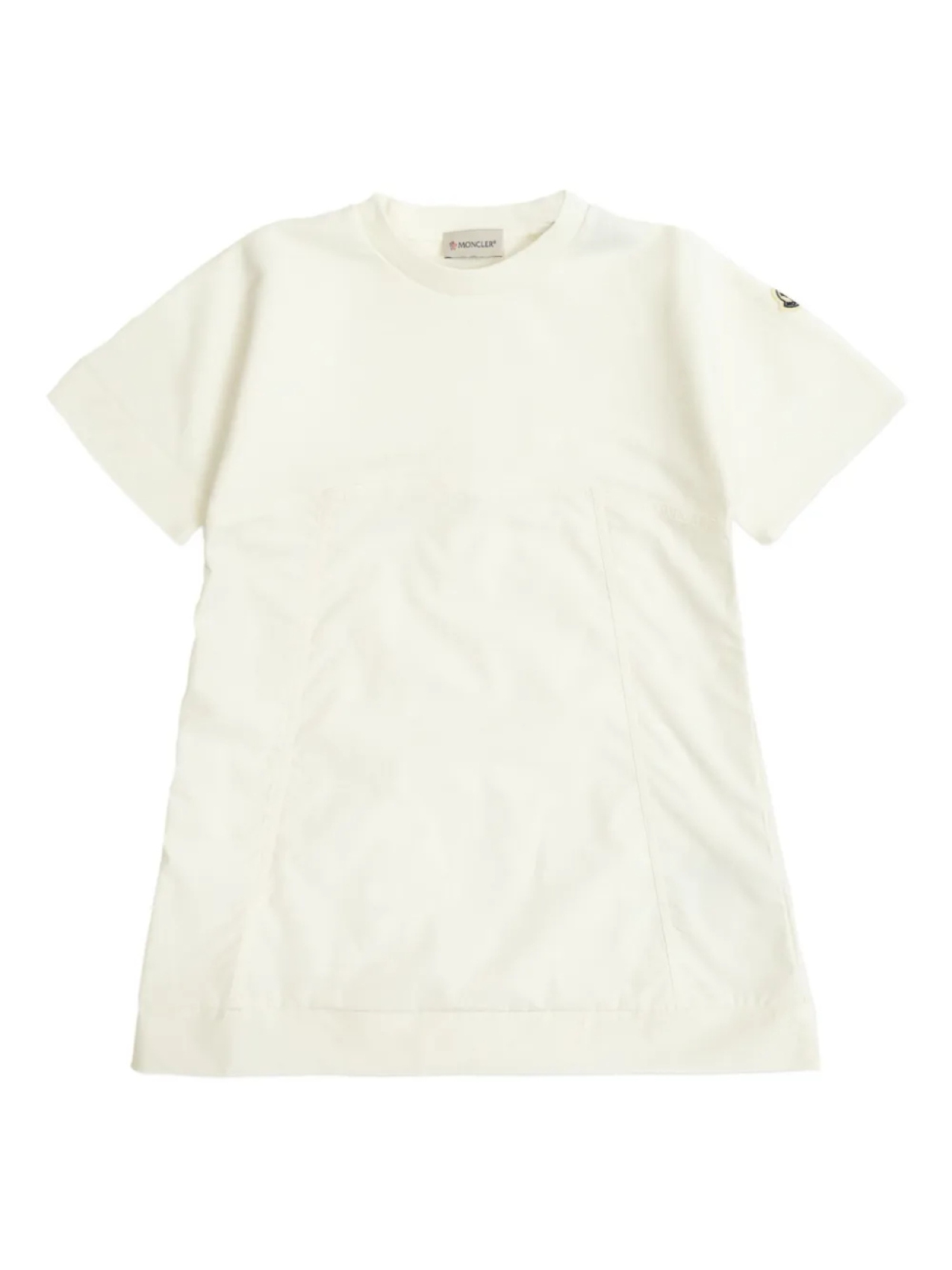 

Платье из хлопка Moncler Enfant, белый