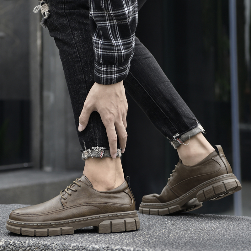 Bull Thunder Мужские повседневные ботинки утепленные хаки, цвет Khaki Insulated Shoes — фото 3