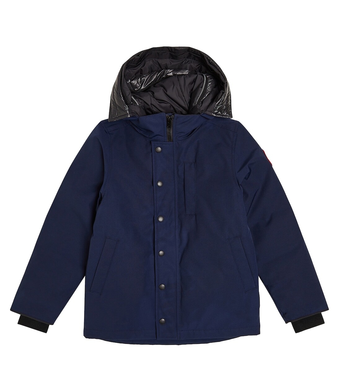 

Пуховик логан Canada Goose Kids, синий