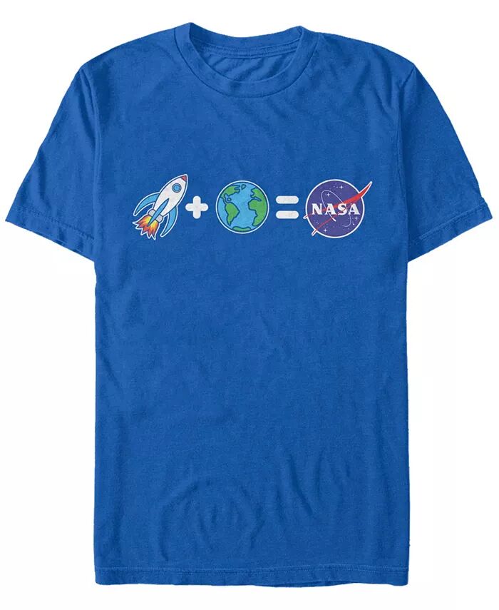 

Мужская футболка NASA Emoji Story с коротким рукавом Fifth Sun, синий