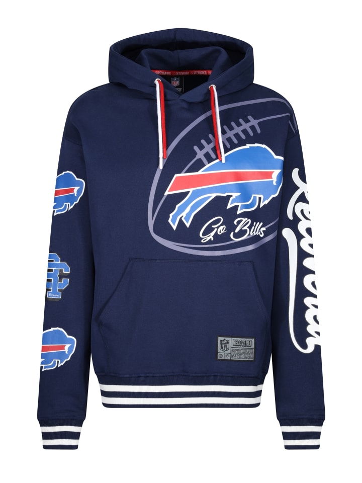 

Толстовка Re:Covered Hoodie NFL Bills Go Bills, темно-синий