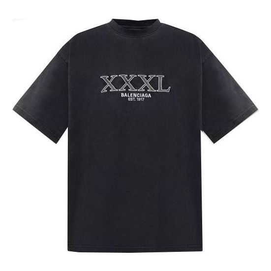 

Футболка 3xl t-shirt 'black' Balenciaga, черный