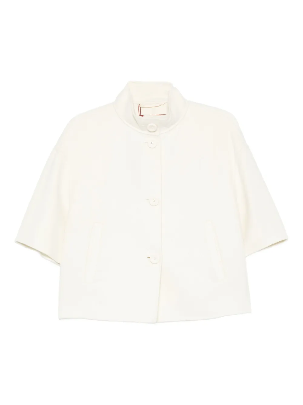 

Куртка с короткими рукавами и пуговицами MAX MARA, белый