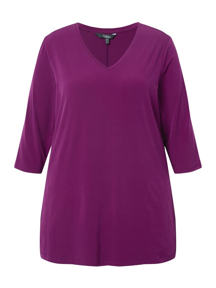 

Футболка Ulla Popken Longshirt, цвет pflaume