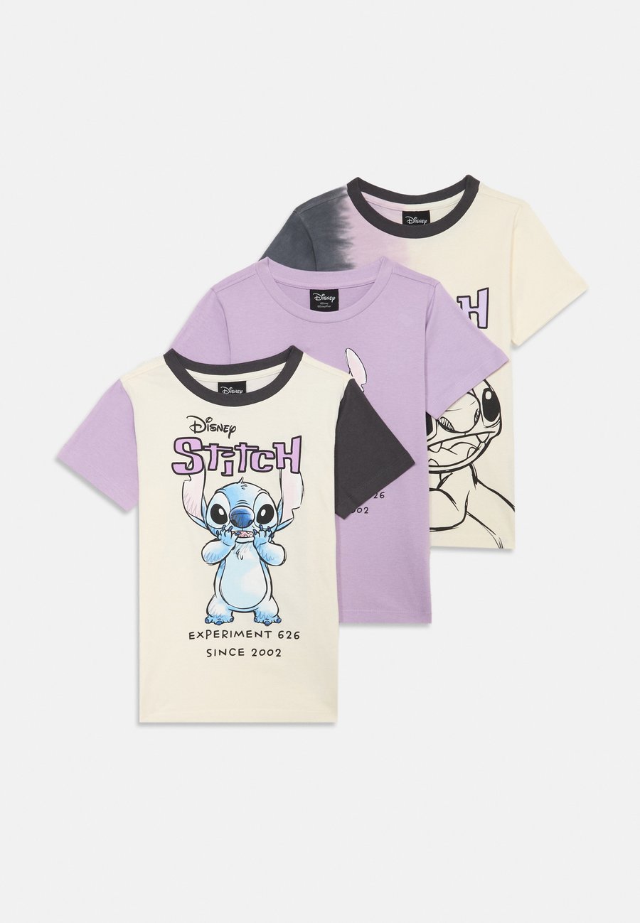 

Футболка Friboo 3 PACK UNISEX LILO & STITCH T-SHIRT, Off-White/Purple/Black/Off-White, Белый, Футболка Friboo 3 PACK UNISEX LILO & STITCH T-SHIRT, Off-White/Purple/Black/Off-White