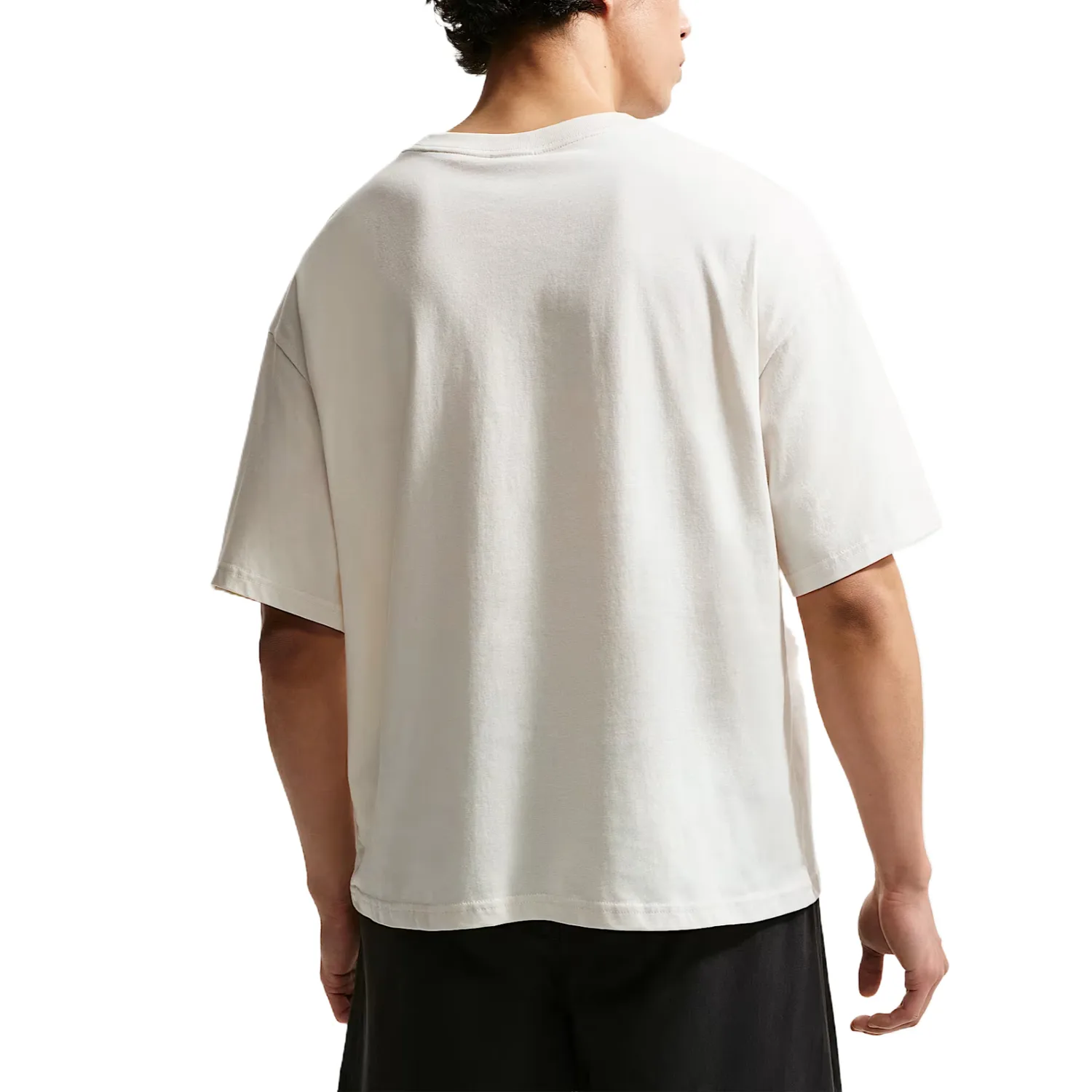 Nike Футболка мужская Phantom Gray White Crew Neck Moderate — фото 3