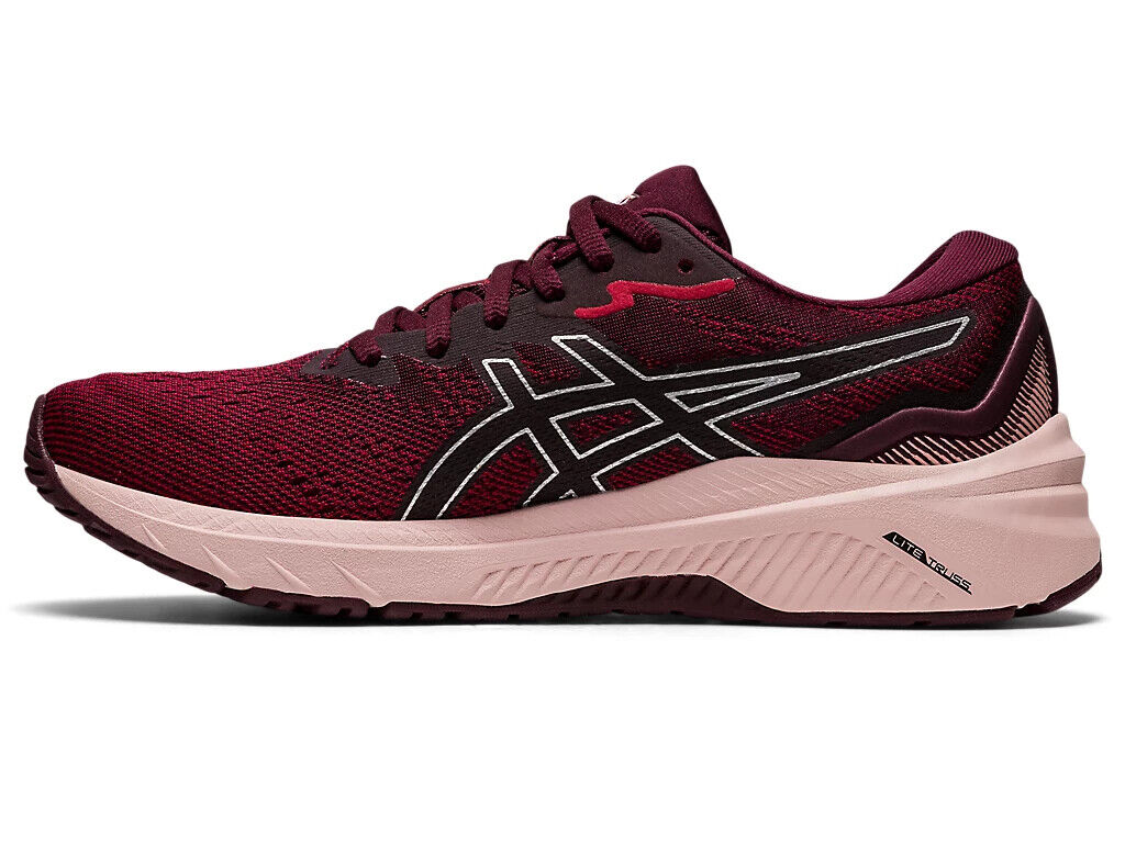 Asics GT-1000 11 1012B197.601 Кроссовки женские Клюква Flytefoam Беговые, красный — фото 4