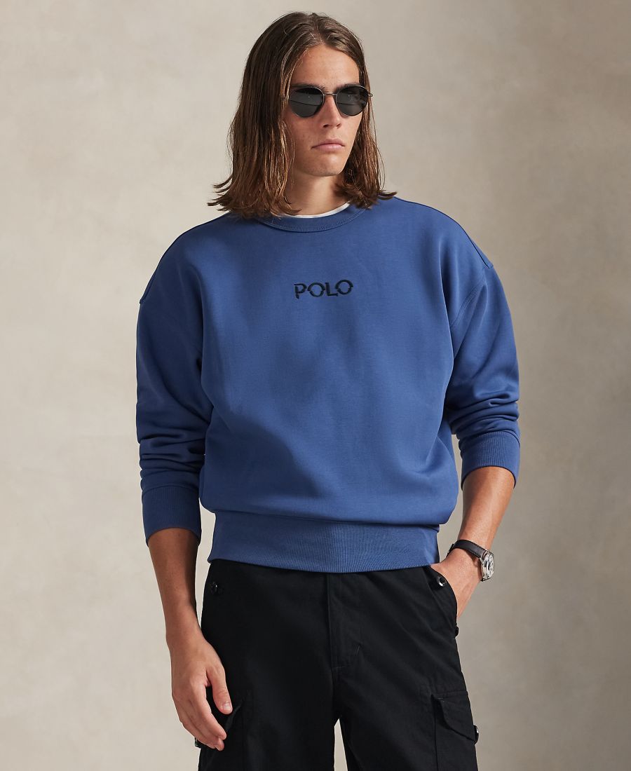 

Мужская толстовка свободного кроя Polo Ralph Lauren, Night Navy, Синий, Мужская толстовка свободного кроя Polo Ralph Lauren, Night Navy