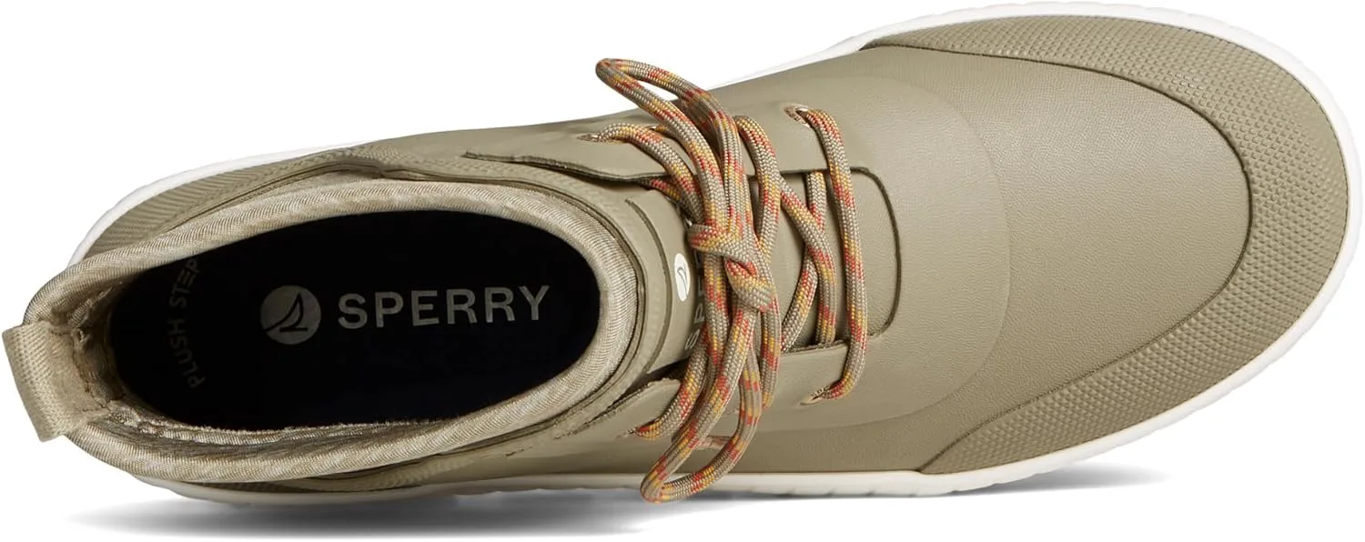 Мужские дождевые ботинки Sperry Torrent с шнуровкой, зеленый — фото 2