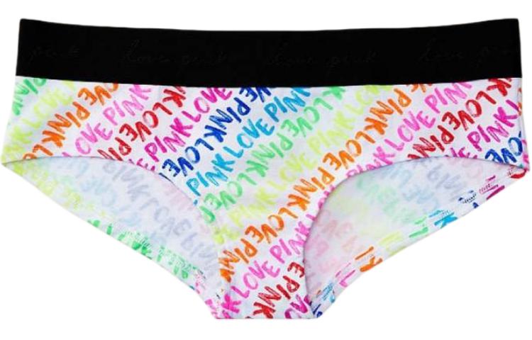 

VICTORIA'S SECRET Трусы женские 1 упаковка Многоцветный принт с надписью
