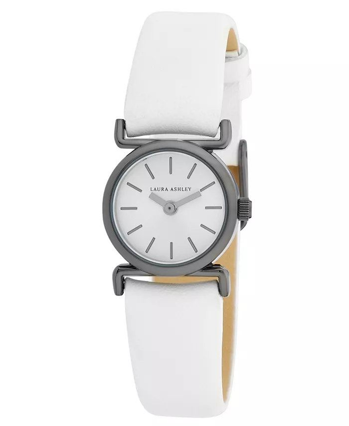 

Женские часы Quartz White Leather, 20 мм Laura Ashley