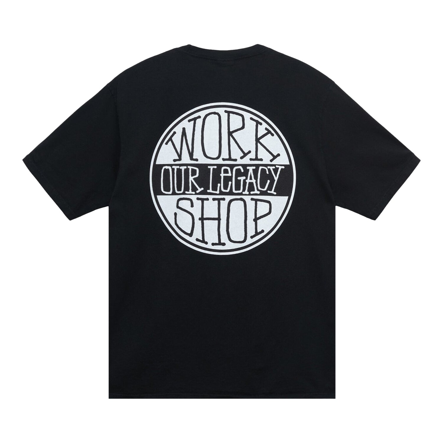 Футболка Stussy x Our Legacy, окрашенная в горошек, Черная — фото 2