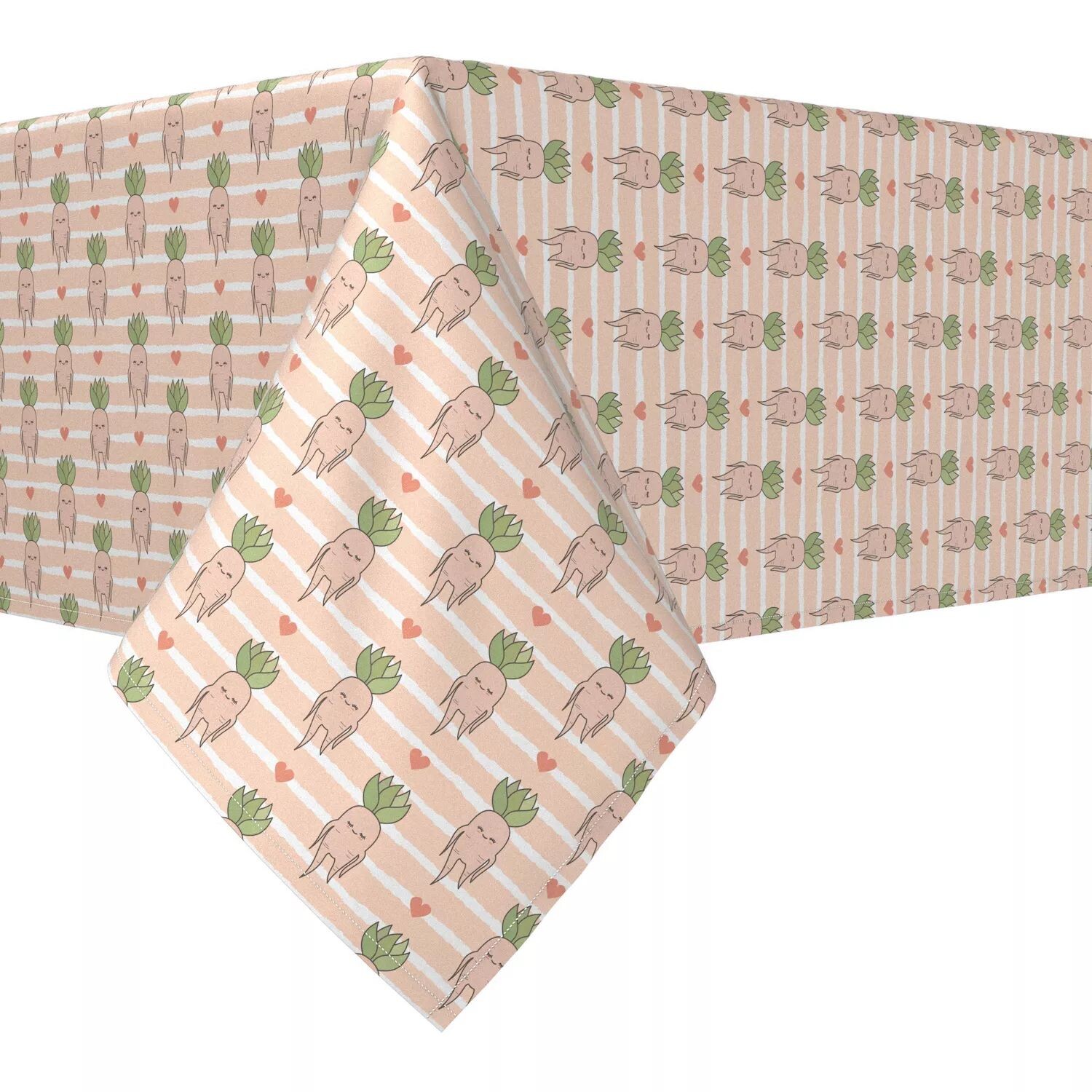 

Прямоугольная скатерть, 100% полиэстер, 60x120 дюймов, полоска мандрагоры.