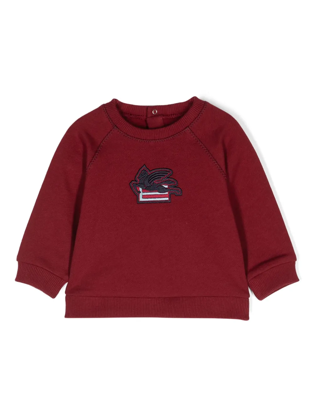 

Толстовка с вышивкой Pegaso ETRO KIDS, красный